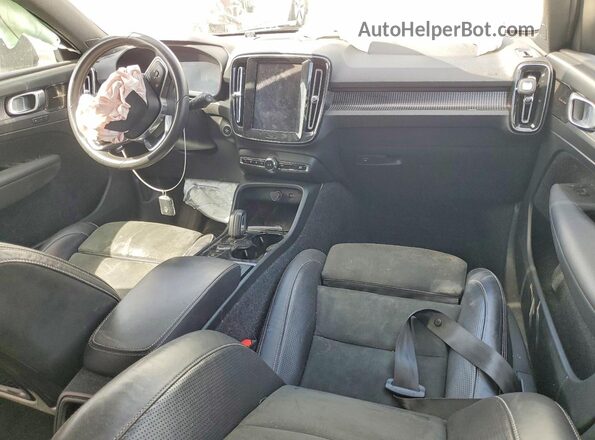 YV4162UM2K2130331 2019 VOLVO XC40 White Առջևի վահանակի տեսք
