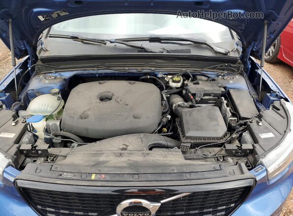 YV4162UM7M2465605 2021 VOLVO XC40 Blue Vista del compartimento del motor