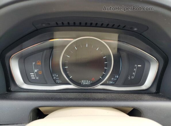 YV440MDM9G2822569 2016 VOLVO XC60 Темно-бордовый Вид щитка приборов
