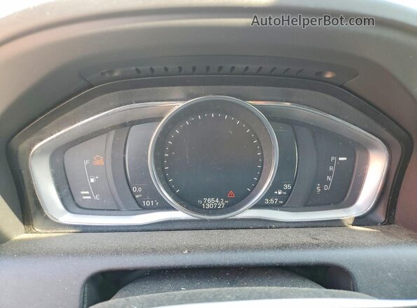YV440MDR7H2222680 2017 VOLVO XC60 White Vista del cuadro de instrumentos