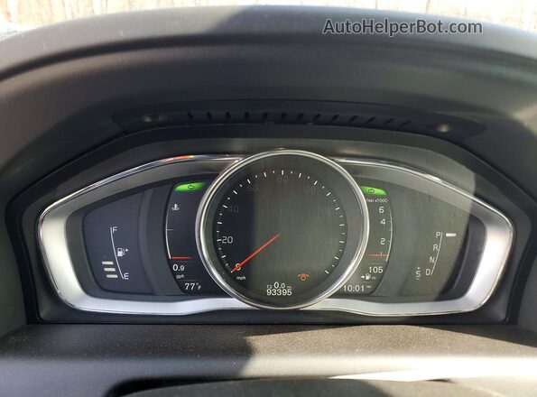 YV449MRR0H2174521 2017 VOLVO XC60 Черный Вид щитка приборов