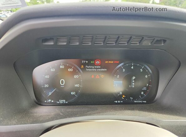 YV4A221K8M1745683 2021 VOLVO XC90 Черный Вид щитка приборов