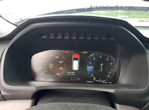 YV4A221L7L1538399 2020 VOLVO XC90 Синий Вид щитка приборов