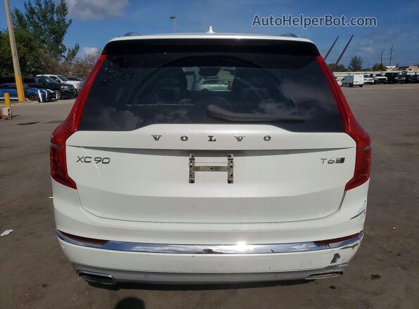YV4A221L9L1618416 2020 VOLVO XC90 Белый Вид сзади