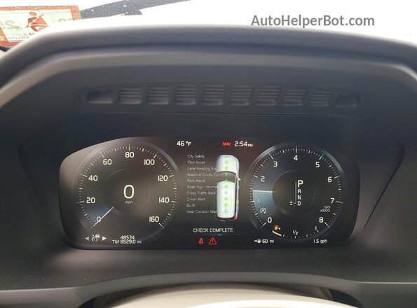 YV4A22PK2J1367041 2018 VOLVO XC90 Белый Вид щитка приборов