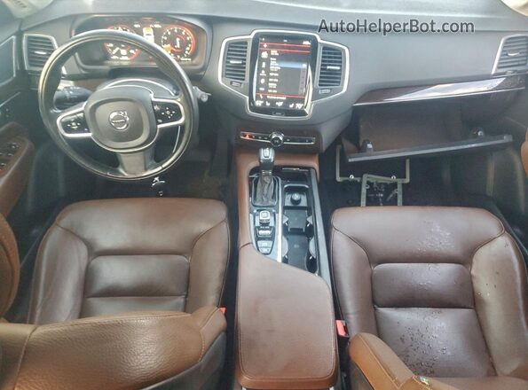 YV4A22PKXK1497537 2019 VOLVO XC90 White Вид панелі приладів