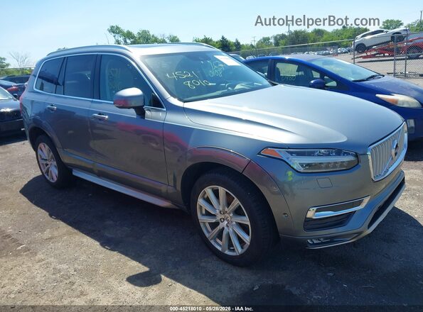 YV4A22PL1G1002030 2016 VOLVO XC90 Silver Przód prawy