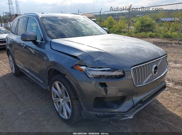 YV4A22PL2G1039717 2016 VOLVO XC90 Серый Вид спереди