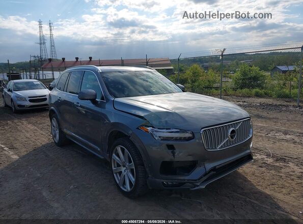 YV4A22PL2G1039717 2016 VOLVO XC90 Серый Передняя правая четверть