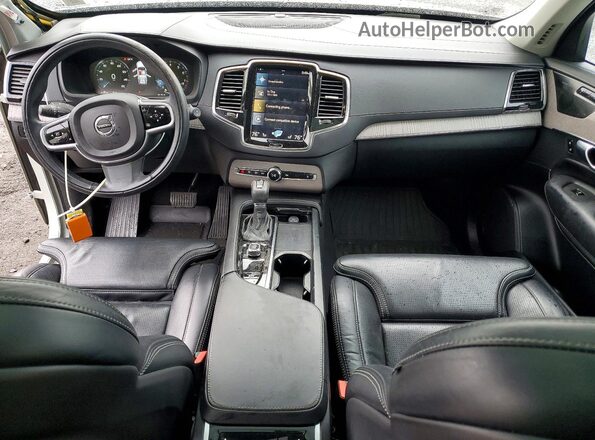 YV4A22PL2N1798705 2022 VOLVO XC90 White Առջևի վահանակի տեսք