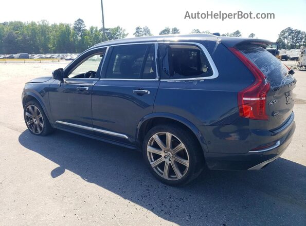 YV4A22PL4K1457205 2019 VOLVO XC90 Синий Задняя левая четверть