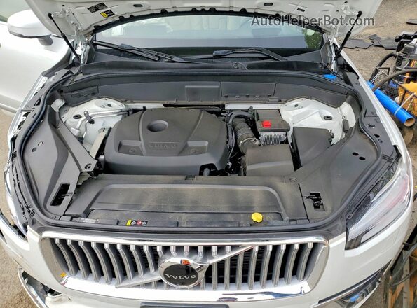 YV4A22PL4M1675664 2021 VOLVO XC90 White Вид підкапотного простору