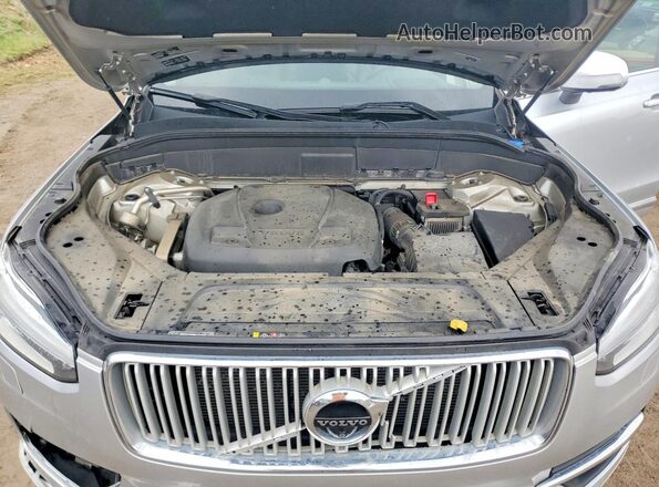 YV4A22PL7K1486083 2019 VOLVO XC90 Серебряный Вид подкапотного пространства
