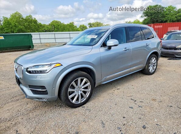 YV4A22PL8H1132288 2017 VOLVO XC90 Серебряный Передняя левая четверть