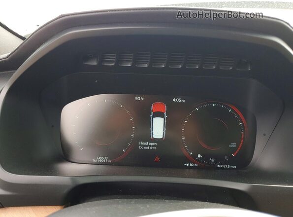 YV4A22PL9G1091037 2016 VOLVO XC90 Белый Вид щитка приборов