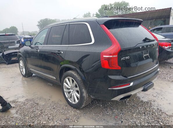 YV4BC0PL5H1114448 2017 VOLVO XC90 HYBRID Black უკანა მარცხენა