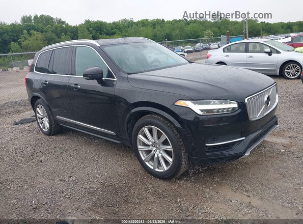 YV4BC0PL5H1114448 2017 VOLVO XC90 HYBRID Black წინა მარჯვენა