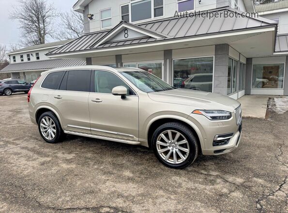 YV4BC0PL9G1048520 2016 VOLVO XC90 Золотой Передняя левая четверть