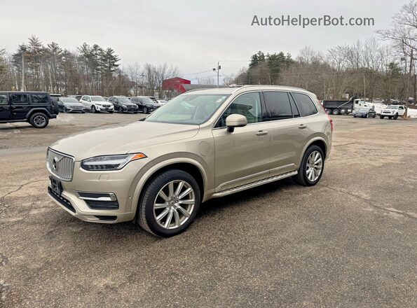 YV4BC0PL9G1048520 2016 VOLVO XC90 Золотой Задняя левая четверть