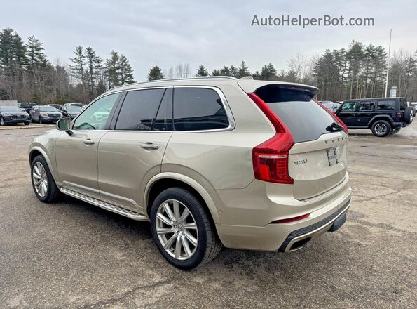 YV4BC0PL9G1048520 2016 VOLVO XC90 Золотой Задняя правая четверть