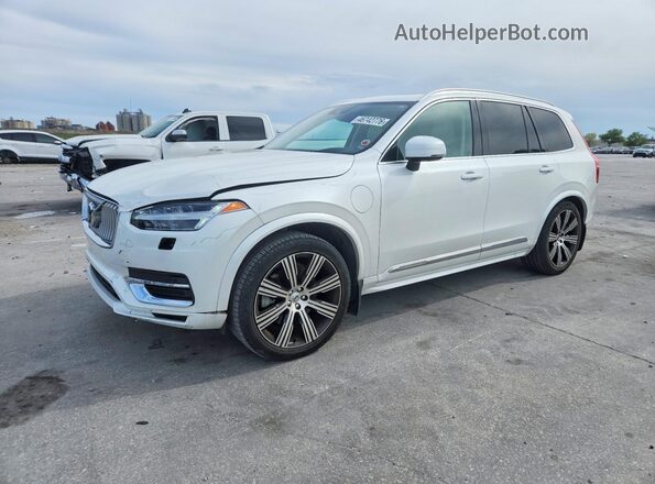 YV4BR0CL5L1618687 2020 VOLVO XC90 Белый Передняя левая четверть