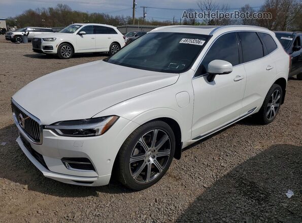 YV4BR0DL3J1010159 2018 VOLVO XC60 White Առջևի ձախ երեք քառորդ տեսարան