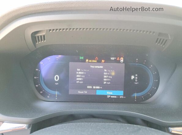 YV4L12DNXP1376217 2023 VOLVO XC60 Gray Вид щитка приладів