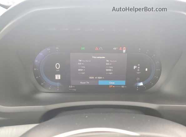 YV4L12PK5R1150655 2024 VOLVO XC90 Silver Вид щитка приладів