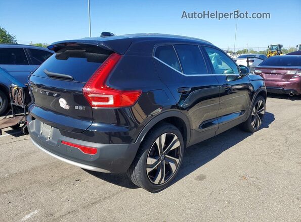 YV4L12UE3R2203829 2024 VOLVO XC40 Black Задня права чверть