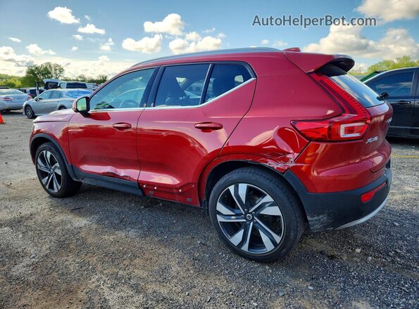 YV4L12UEXR2316791 2024 VOLVO XC40 Red Հետևի ձախ