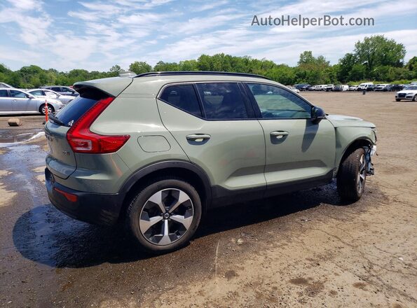 YV4L12UW7P2942031 2023 VOLVO XC40 Green Задня права чверть