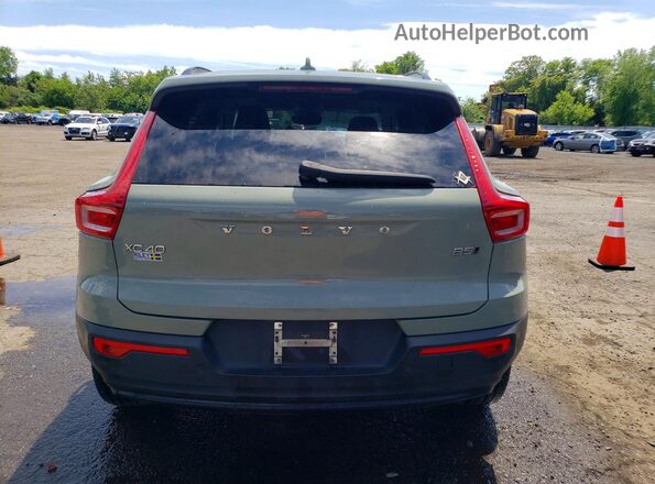 YV4L12UW7P2942031 2023 VOLVO XC40 Green Вид ззаду