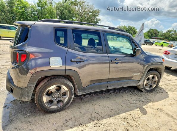 ZACCJAAB7HPF50205 2017 JEEP RENEGADE Серый Задняя правая четверть