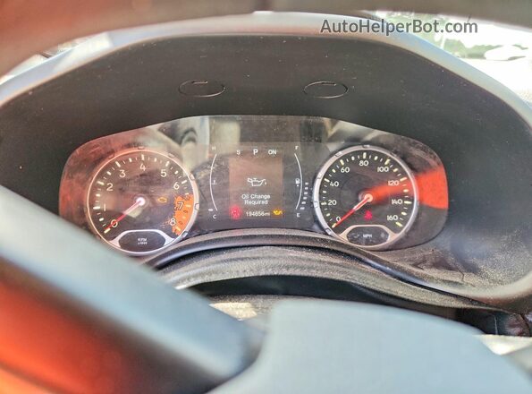ZACCJAAB7HPF50205 2017 JEEP RENEGADE Серый Вид щитка приборов