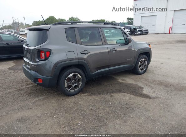 ZACCJAAT1GPE29063 2016 JEEP RENEGADE Серый Задняя правая четверть