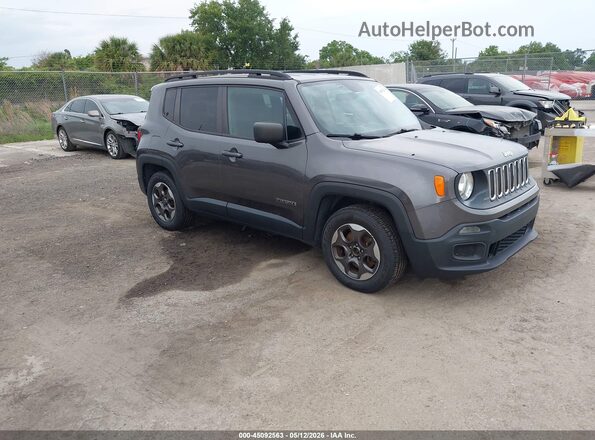 ZACCJAAT1GPE29063 2016 JEEP RENEGADE Серый Передняя правая четверть