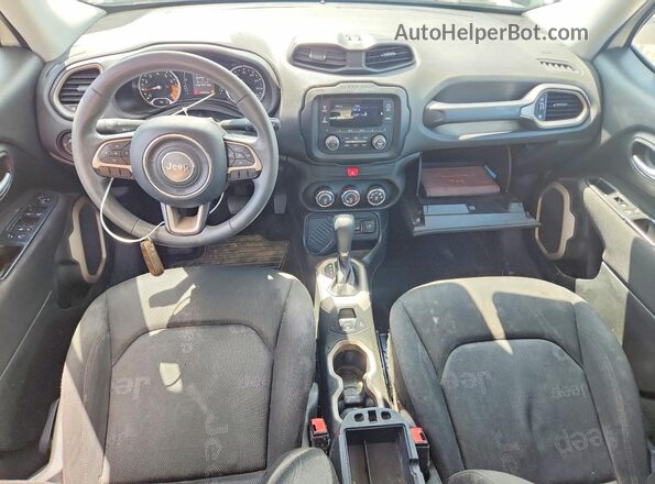 ZACCJAAT3GPE19554 2016 JEEP RENEGADE White წინა პანელის ხედი