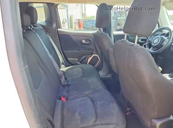 ZACCJAAT3GPE19554 2016 JEEP RENEGADE White უკანა სალონის ხედი