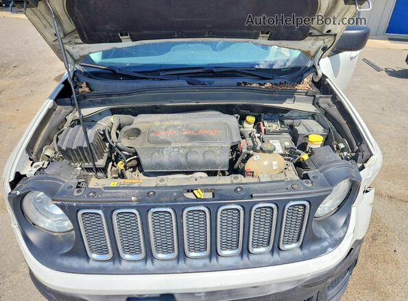 ZACCJAAT3GPE19554 2016 JEEP RENEGADE White ძრავის განყოფილების ხედი