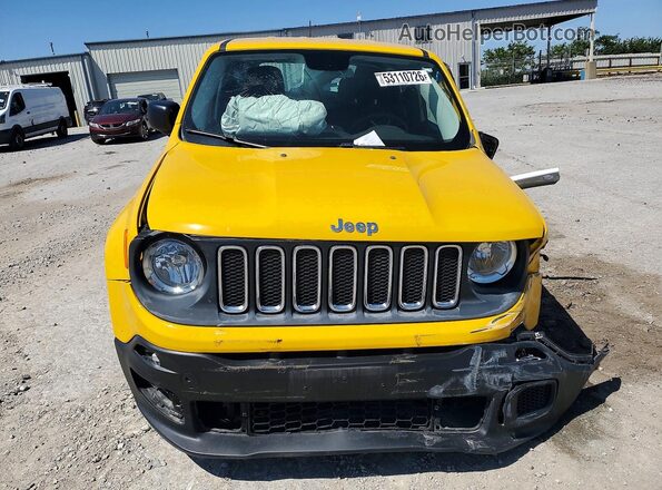 ZACCJAAT8GPC94101 2016 JEEP RENEGADE Желтый Вид спереди