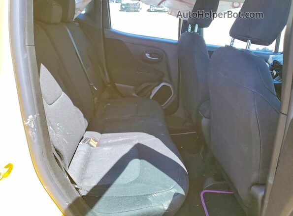 ZACCJAAT8GPC94101 2016 JEEP RENEGADE Желтый Вид задних сидений