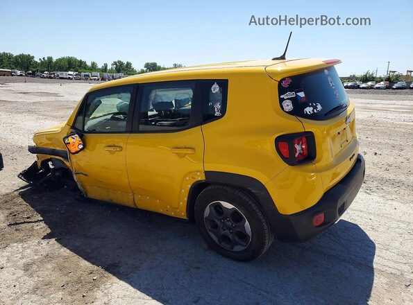 ZACCJAAT8GPC94101 2016 JEEP RENEGADE Желтый Задняя левая четверть