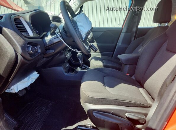 ZACCJAAT8GPD26996 2016 JEEP RENEGADE Оранжевый Вид салона спереди