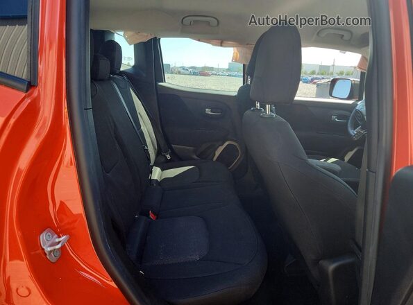 ZACCJAAT8GPD26996 2016 JEEP RENEGADE Оранжевый Вид задней части салона