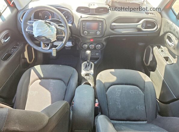 ZACCJAAT8GPD26996 2016 JEEP RENEGADE Оранжевый Вид панели приборов