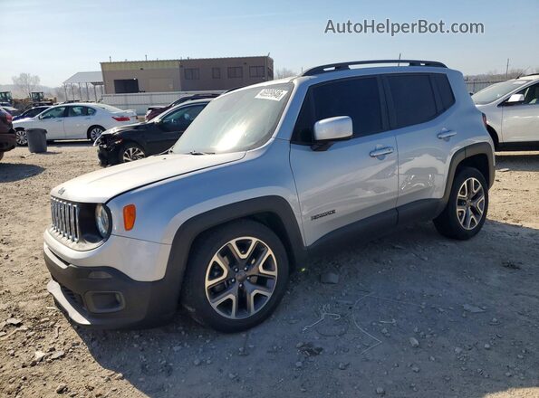 ZACCJABB0HPF12877 2017 JEEP RENEGADE Серебряный Передняя левая четверть