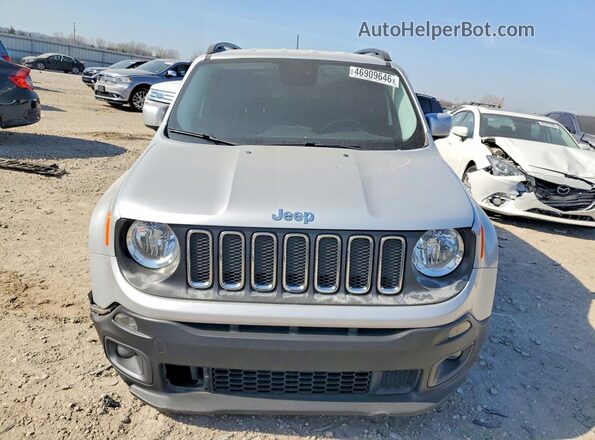 ZACCJABB0HPF12877 2017 JEEP RENEGADE Серебряный Вид спереди