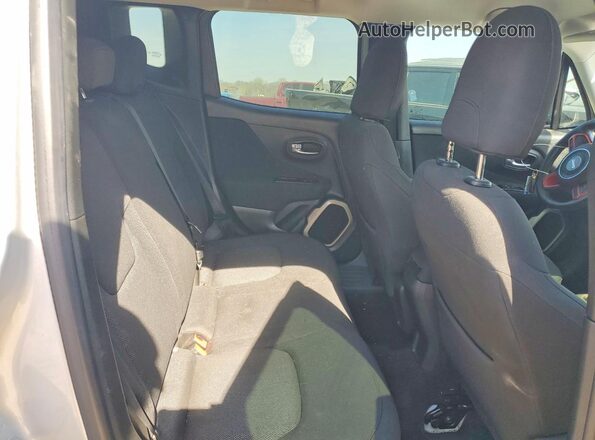 ZACCJABB0HPF12877 2017 JEEP RENEGADE Серебряный Вид задней части салона