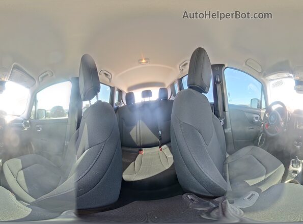 ZACCJABB0HPF12877 2017 JEEP RENEGADE Серебряный Панорамный вид салона 360°