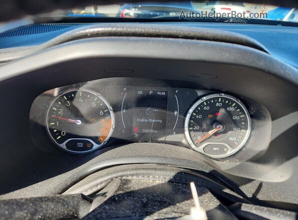 ZACCJABB3HPF84463 2017 JEEP RENEGADE Black Widok zestawu wskaźników